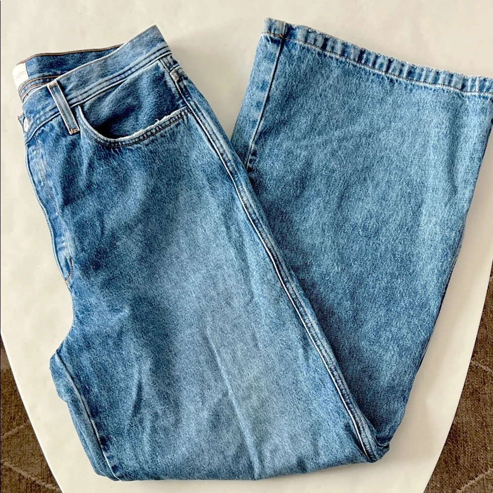 Favorite Daughter THE OLLIE LOW RISE ULTIMATE BAGGY WIDE LEG Jeans London 31 - Picture 4 of 12